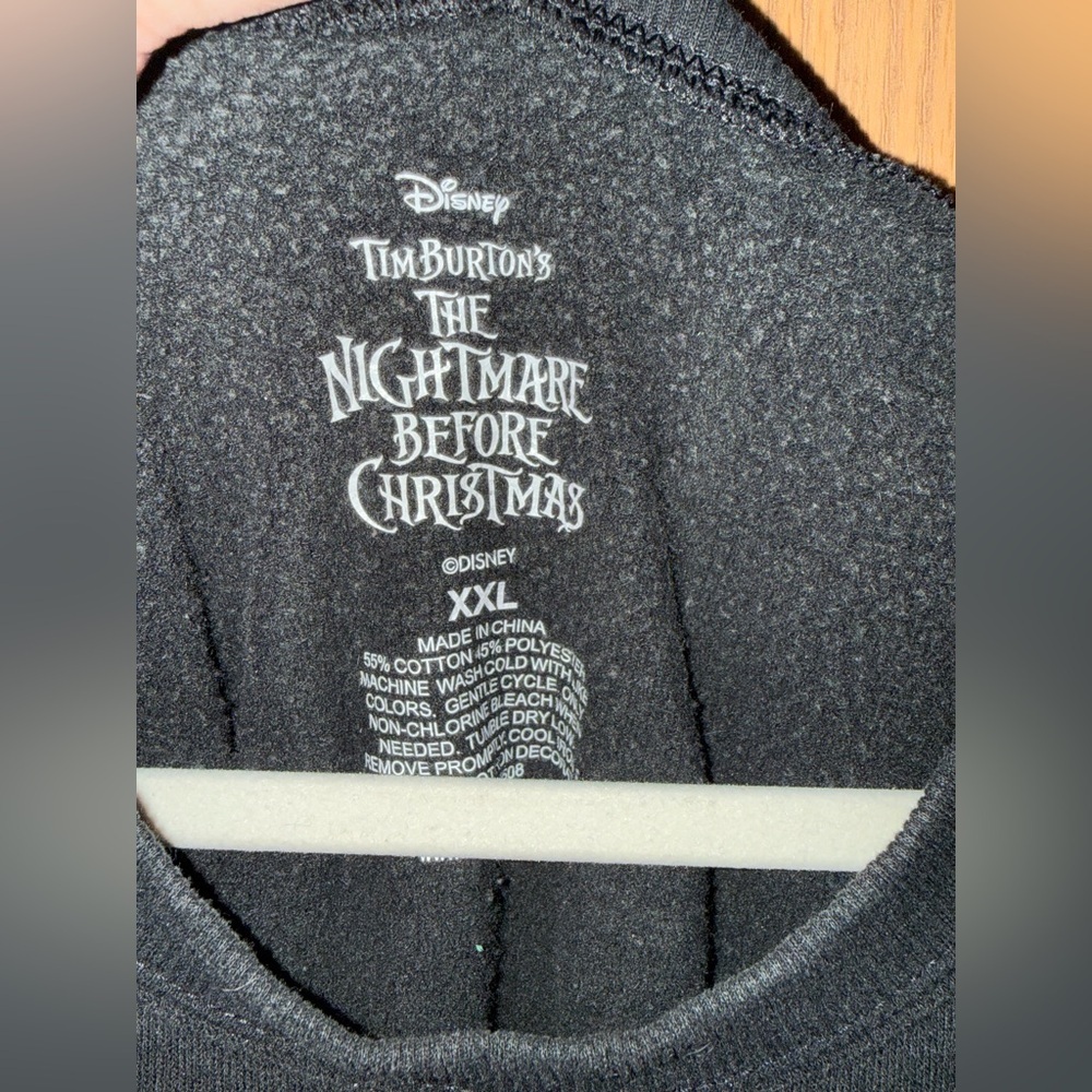 Disney Black Nightmare Before Christmas Sweatshirt - Picture 3 of 3